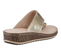 Hush Puppies Elissa Toepost Suede Women's Gold Sandals - UK 6