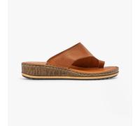 Hush Puppies Elissa Toepost Sandal Womens - Tan Leather - Size UK 5