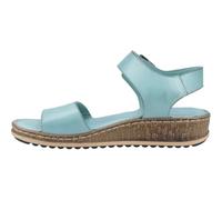 Hush Puppies Ellie Leather Women's Aqua Sandals - UK 4 / EU 37 / US 6