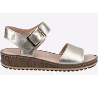 Hush Puppies Ellie LEATHER Womens - Gold - Size UK 4