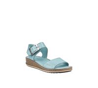 Hush Puppies Ellie Leather Women's Aqua Sandals - UK 6 / EU 39 / US 8