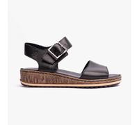 Hush Puppies Female Ellie Wide Sandal, Black, 6