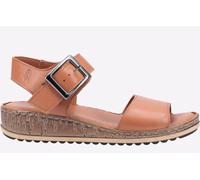 Hush Puppies Female Ellie Wide Sandal, Tan, 6