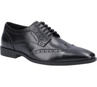 Hush Puppies Men's Elliot Brogue School Uniform Shoe, Black, 12 UK