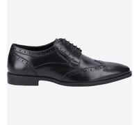 Hush Puppies Men's Elliot Brogue School Uniform Shoe, Black, 6 UK Medium