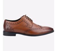 Hush Puppies Elliot Brogue MEMORY FOAM Mens - Tan - Size UK 6