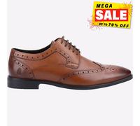 Hush Puppies Elliot Men's Smart MEMORY FOAM Brogue Dress Shoes Tan