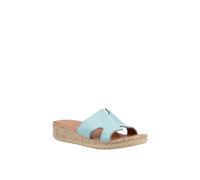 Hush Puppies Women's Eloise Mule Sandal in Aqua | Size: 4 Hush Puppies Aqua 4