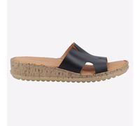 Hush Puppies Eloise Womens Leather Mule Fashion Dress Everyday Sandals Black
