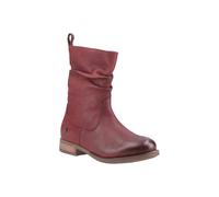 Hush Puppies Emilia Boot In Burgundy Burgundy