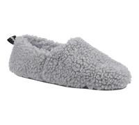 Hush Puppies Emily Faux Fur WoMens Grey Slippers - Size UK 8