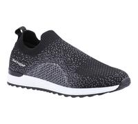 Hush Puppies Women's Ennis Trainer Sneaker, Black, 6 UK