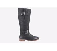 Hush Puppies Women's Estelle Knee High Boot, Black, 4 UK
