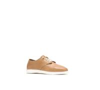 Hush Puppies Everyday Womens Casual Leather Dress Lace Up Shoes Tan
