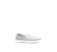 Hush Puppies Women's 'Everyday' Smooth Leather Slip On Shoes in Grey | Size: 3 Hush Puppies Grey 3