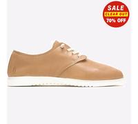 Hush Puppies Everyday Womens Casual Leather Dress Lace Up Shoes Tan