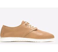 Hush Puppies Everyday Womens Casual Leather Dress Lace Up Shoes Tan