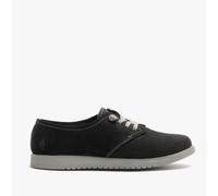 Hush Puppies EVERYDAY Womens Leather Casual Lace-up Shoes Black - UK 8
