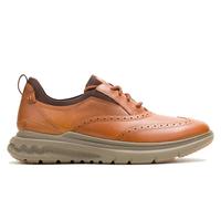 Hush Puppies Excel Leather Men's Cognac Lace-Up Shoes UK 10