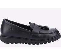 Hush Puppies Faye Kids Girls Leather Memory Foam Shoes | School Shoes | Black | UK Size 11