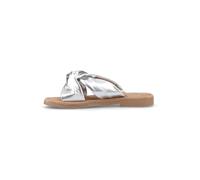 Hush Puppies Female Amy Wide Fit Sandal, Silver, 4