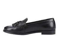 Hush Puppies Loafers Connie Tassel Leather Women's Black Size 5