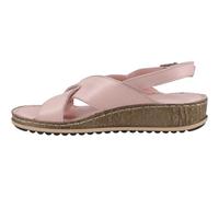 Hush Puppies Female Elena Cross Over Wedge Sandal, Blush, 4