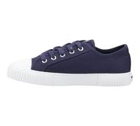 Hush Puppies Female Freya Canvas Trainer, Navy,4