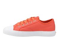 Hush Puppies Female Freya Canvas Trainer, Orange,6