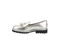(Gold, 6 (Adults')) Hush Puppies Ginny Loafer Suede Women's Gold Loafers