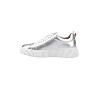 Hush Puppies Female Harlow Sneaker, Silver, 7