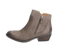 Hush Puppies Female Isla Zip Up Ankle Boot, Khaki, 4
