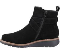 Hush Puppies Women's Lyra Buckle Boot, Black, 8 UK