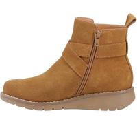 Hush Puppies Female Lyra Buckle Boot, Tan, 4
