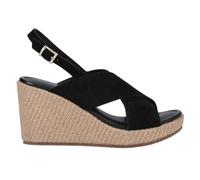 Hush Puppies Women's Wedge Sandal Perrie Leather Black UK Size 5