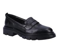 Hush Puppies Female Reece Loafer, Black, 6