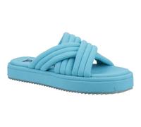Hush Puppies Female Sienna Slide, Turquoise, 6