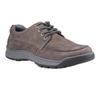 Hush Puppies Men's Lace-Up Shoes Tucker Lace Grey Nubuck Leather UK 6