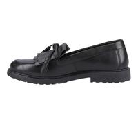 (Black, 5 (Adults')) Hush Puppies Verity Kiltie Leather Women's Black Loafers