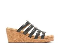 Hush Puppies Female Willow Slide, Black, 4