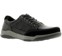 Hush Puppies finley leather Mens Casual Shoes black UK Size