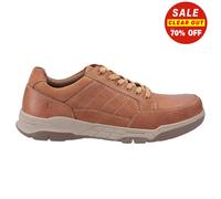 Hush Puppies Finley MEMORY FOAM Fashion Casual Relaxed Trainer Shoe Mens Tan