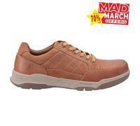 Hush Puppies Finley MEMORY FOAM Fashion Casual Relaxed Trainer Shoe Mens Tan