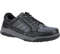 Hush Puppies Men's Finley Hiking Shoe, Black, 8 UK
