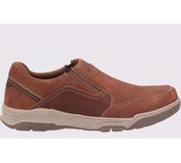 Hush Puppies Mens Fletcher Slip On Shoes Tan 7