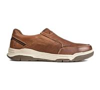 (Brown, 11 (Adults')) Hush Puppies Fletcher Leather Men's Tan Loafers