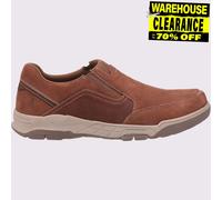 Hush Puppies Men's Fletcher Moccasin, Tan, 7 UK