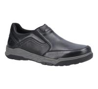 Hush Puppies Men's Fletcher Sneaker, Black, 6 UK