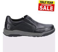 Hush Puppies Fletcher Slip On MEMORY FOAM Mens Black
