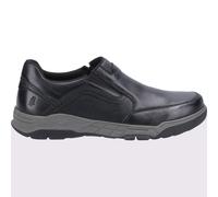Hush Puppies Fletcher Slip On MEMORY FOAM Mens Black